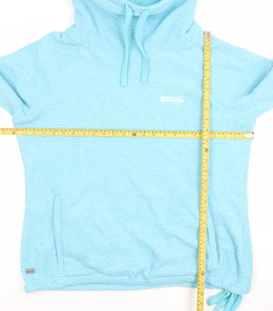 Regatta Women's Blue Pullover Hoodie Size 18 Fleece Lined Outdoor Sweatshirt