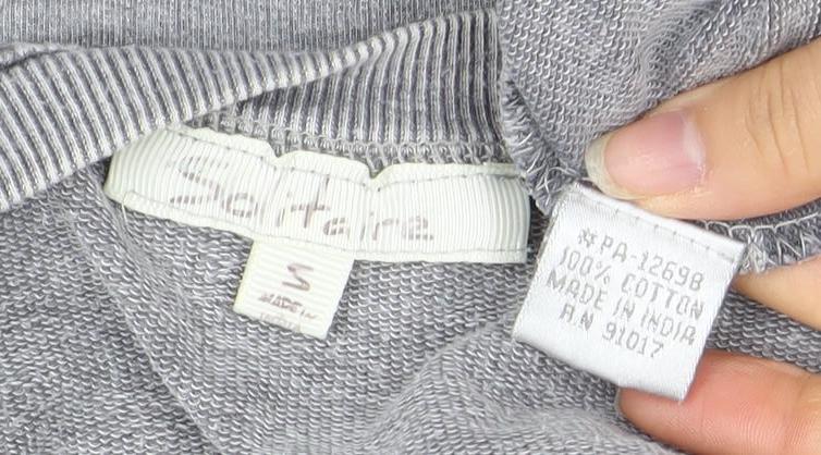 Womens UK Size S Soft Surroundings Grey Pullover Sweatshirt