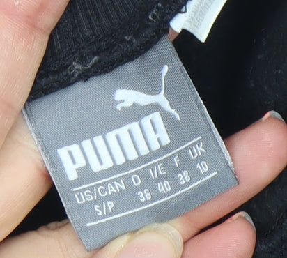 Puma Women's Black Jogger Trousers Size 10 Cotton Blend