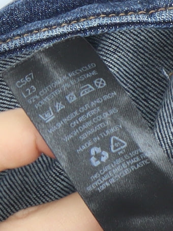 Very Women’s Blue Straight Leg Stretch Jeans Size 24 Plus Denim