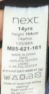 Next Boys Blue Camouflage Waterproof Hooded Puffer Jacket 14 Years