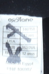 Quechua Boys Black Fleece 1/4 Zip Pullover Sweatshirt 12 Years