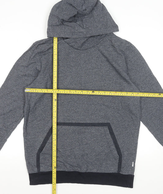Mens UK Size L JACK & JONES Grey Pullover Hoodie