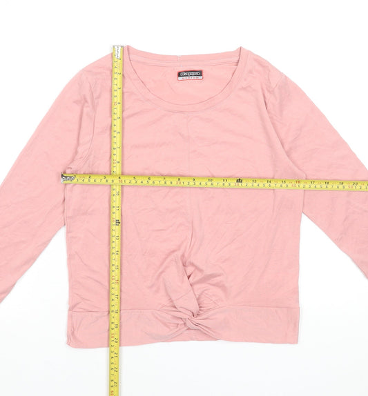 Kappa Women's Pink 3/4 Sleeve Basic Modal Blend T-Shirt Medium