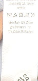 George Girls Blue Stitch Hoodie 13-14 Years Pullover Graphic Sweatshirt