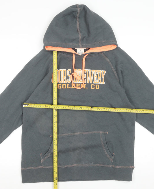 Womens UK Size M J. America Grey Pullover Hoodie