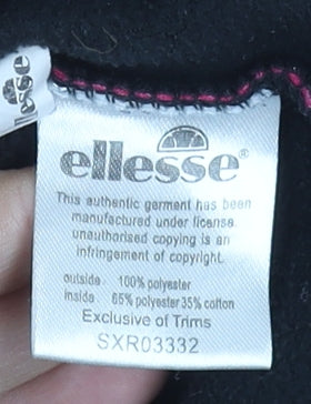 Ellesse Women's Pink Full Zip Hoodie L Polyester Blend Casual
