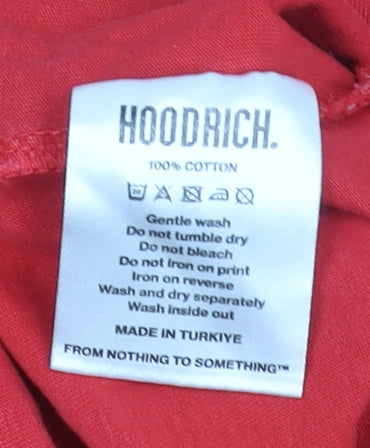 Mens UK Size XS Hoodrich Red T-Shirt