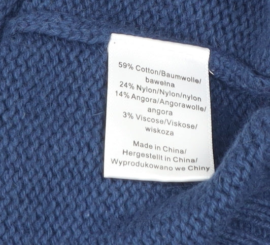 Frederik Anderson Copenhagen Men’s Blue Fair Isle Knit Jumper M