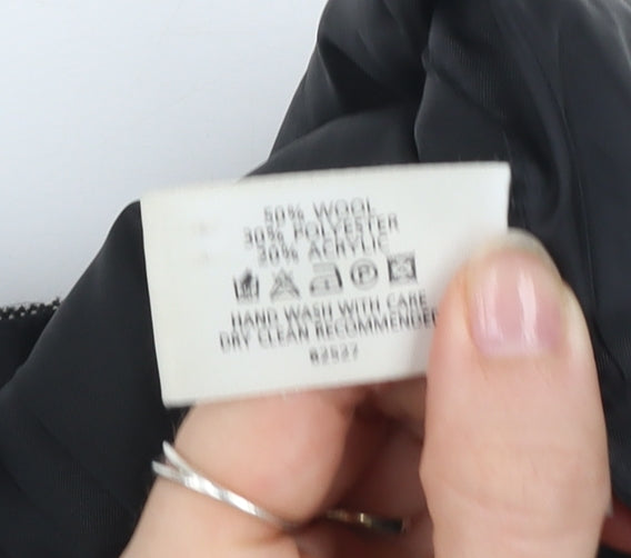 Atmosphere Women's Grey Wool Blend Suit Waistcoat Size 12 Classic Tailored Style