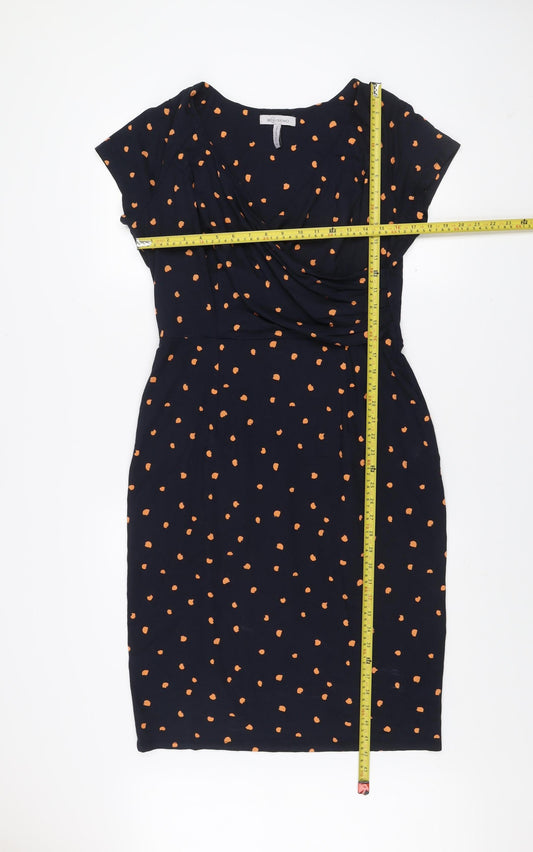 Bravissimo Women’s Blue Polka Dot Sheath Dress Size 16