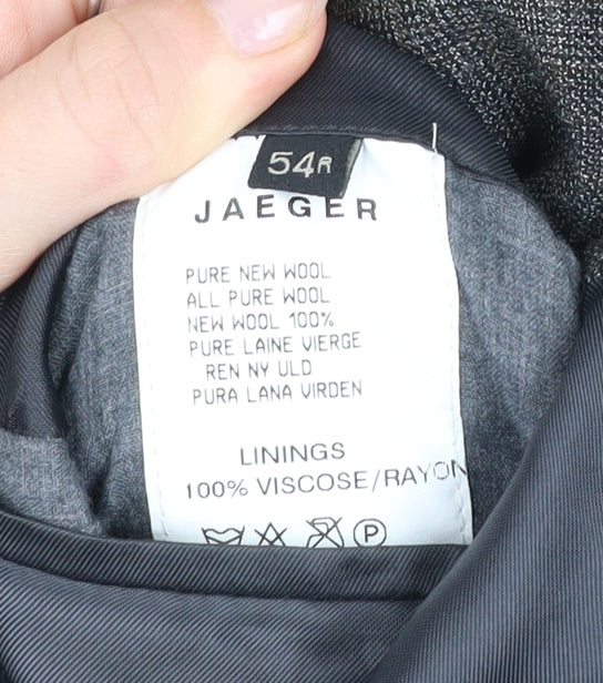 Mens UK Size 44 Jaeger Regular Grey Suit Jacket