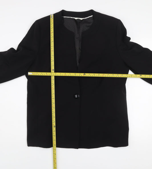 Klass Collection Women's Black Size 20 Classic Blazer Jacket