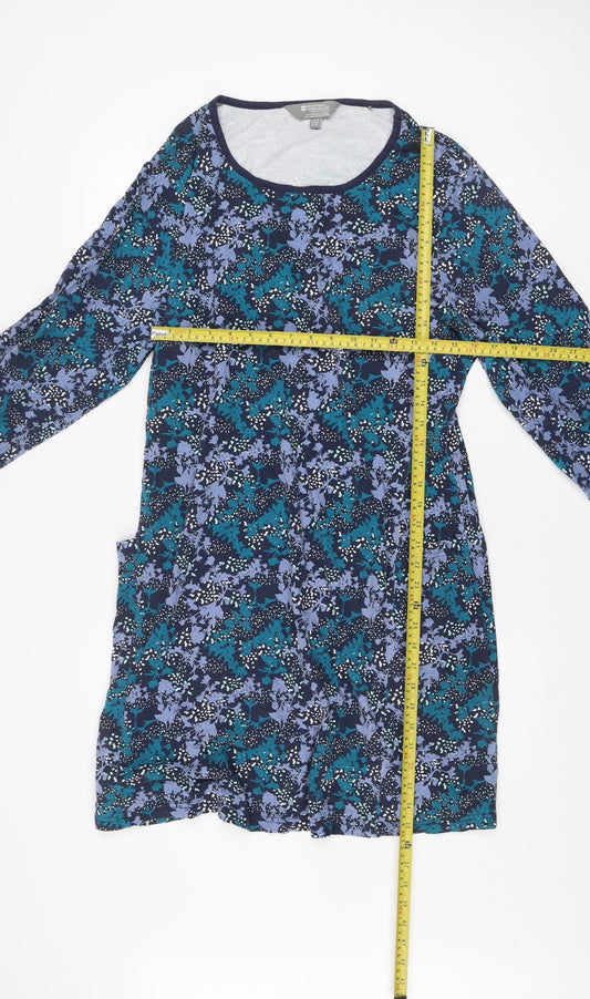 Mountain Warehouse Women’s Multicoloured Size 20 Floral Cotton Shift Dress