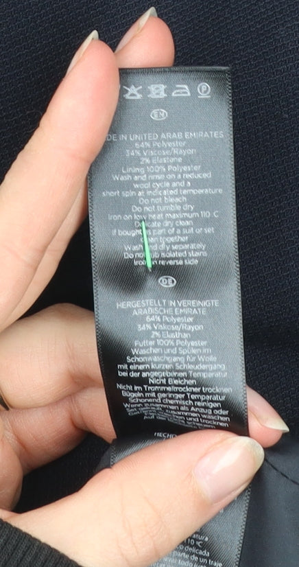 Hobbs Women’s Black Sleeveless Sheath Work Dress Size 12