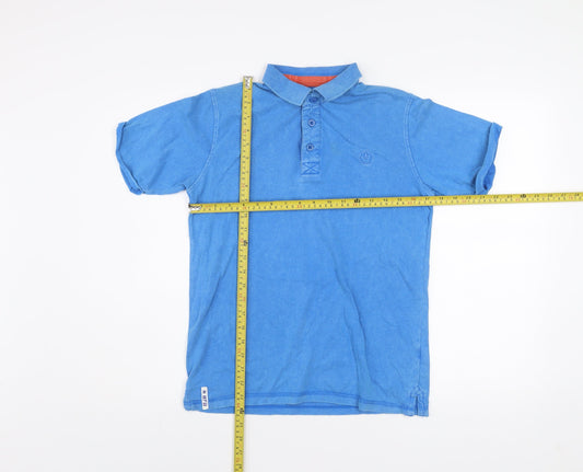 Rocha John Rocha Boys Blue 11-12 Years Cotton Polo Shirt