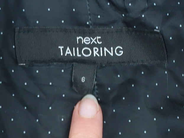 Next Womens Black Tailored Blazer Size 6 Classic Work Jacket
