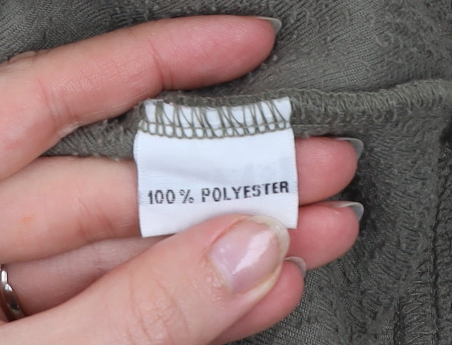 Weird Fish Mens Green Fleece Pullover Sweatshirt M Regular Fit