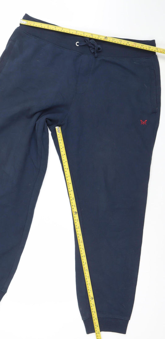 Crew Clothing Company Men's Navy XXL Sweatpants Jogger Trousers