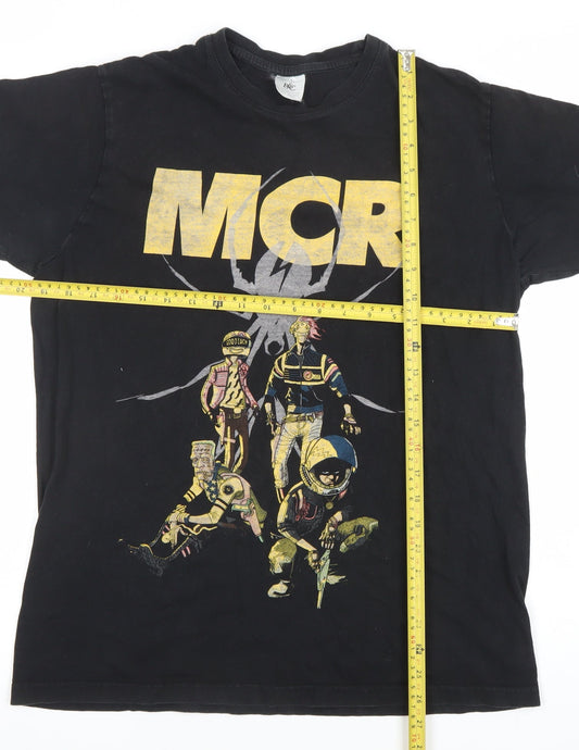 B&C Collection Men's Black MCR Band Graphic T-Shirt Size L