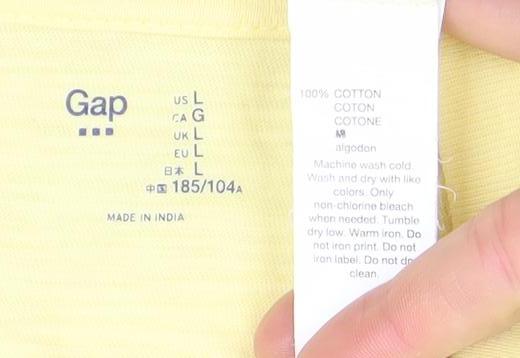 GAP Men's Yellow Short Sleeve Crew Neck Graphic T-Shirt Size L