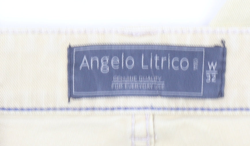 Angelo Litrico Men’s Beige Chino Shorts Size 32 Regular Cotton
