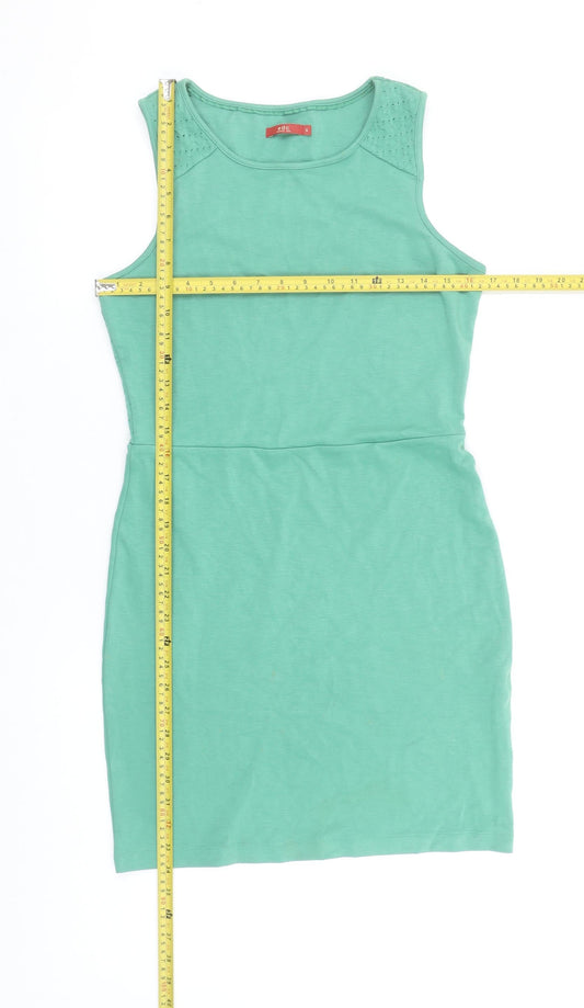 EDC Women's Green Sleeveless Bodycon Dress Size S