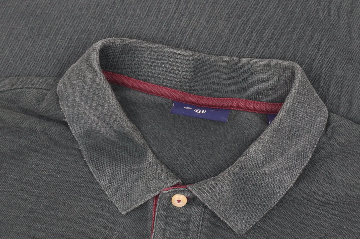 Gant Men's Green Short Sleeve Cotton Polo Shirt Size M