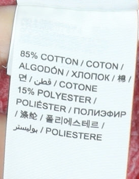 Superdry Womens Red XS Pullover Hoodie with Logo Print