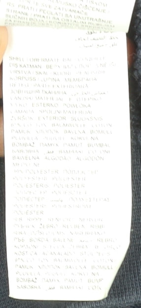 Puma Boys Navy Blue Full Zip Hoodie 15-16 Years Cotton Blend Logo Design