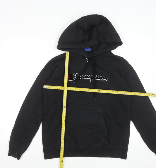 Mens UK Size S Champion Black Pullover Hoodie