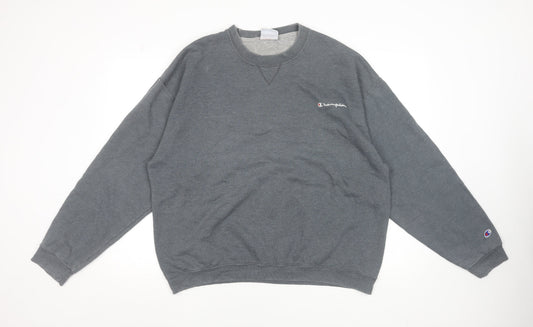 Mens UK Size M Champion Grey Pullover Sweatshirt