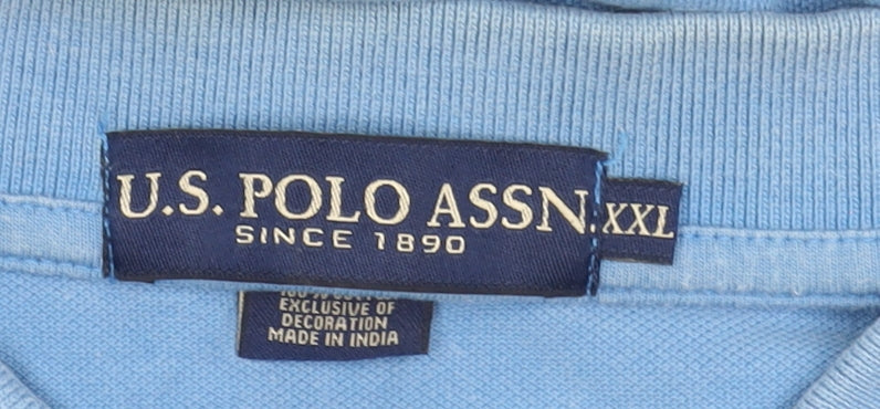Mens UK Size 2XL U.S. Polo Assn. Cotton Polo Shirt