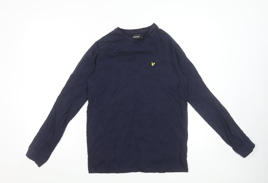 Boys UK Size 15-16 Years Lyle & Scott Blue Basic T-Shirt