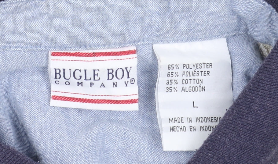 Mens UK Size L Bugle Boy Polyester Blend Polo Shirt
