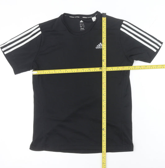 Adidas Men's Black Climalite Running T-Shirt Size S Athletic Fit