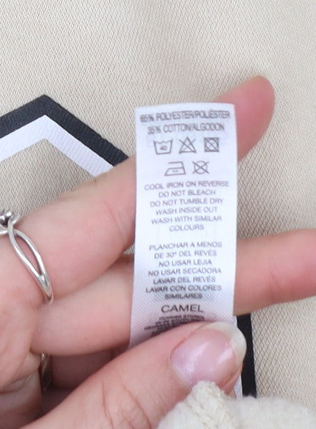 Dunnes Women Beige NYC Manhattan Sweatshirt M Regular Fit Pullover