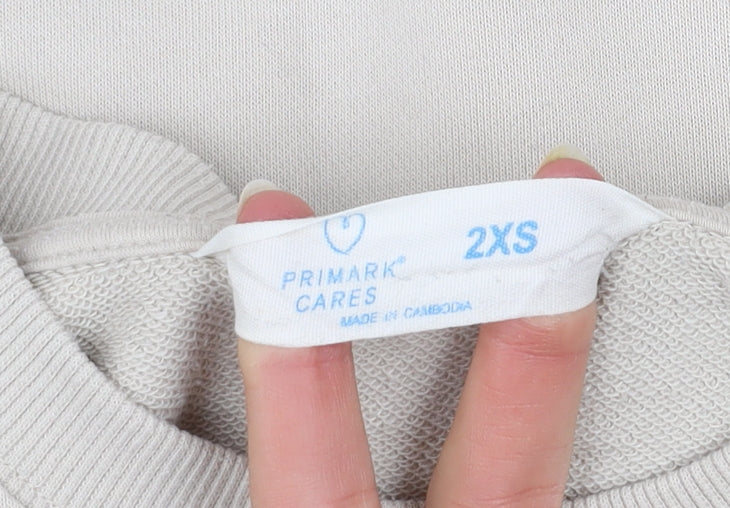 Primark Men’s Beige Graphic Art Pullover Sweatshirt XS