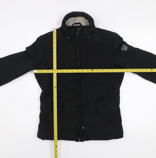 Womens UK Size S Murphy&Nye Black Bomber Jacket
