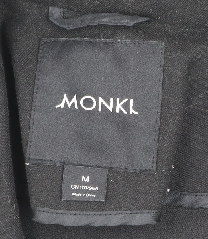 Unisex Adults UK Size M Monki Black Basic Jacket