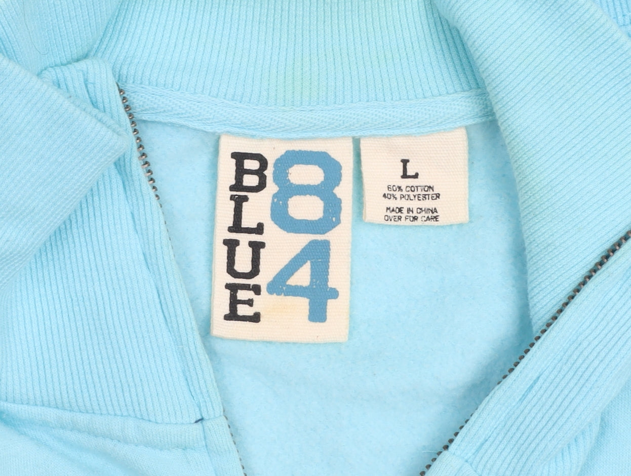 Womens UK Size L BLUE 84 Blue Basic Jacket