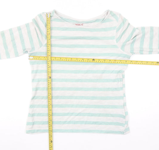 Craghoppers Women's Multicoloured Striped Long Sleeve T-Shirt Size 10