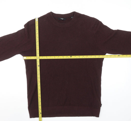 Mens UK Size S JACK & JONES Brown Pullover Jumper