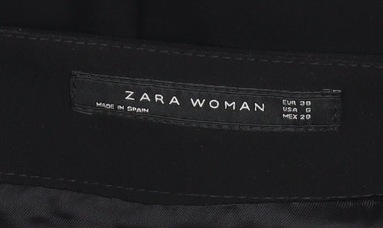 Womens UK Size 4 Zara Woman Flare Chiffon Skirt