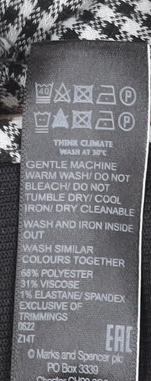 Womens UK Size 10 Marks and Spencer Leggings Black Leggings