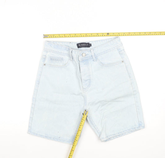 Blakely Men's Blue Light Wash Denim Chino Shorts Size S