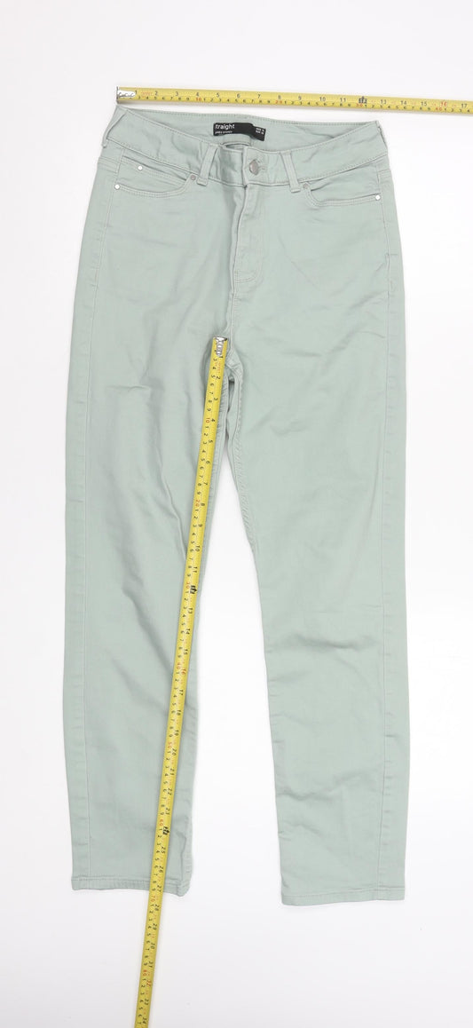 Dunnes Stores Women’s Green Size 10 Straight Jeans Cotton Blend