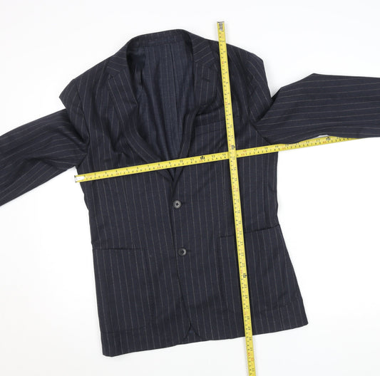 Mens UK Size 38 Kin by John Lewis Regular Blue Suit Jacket