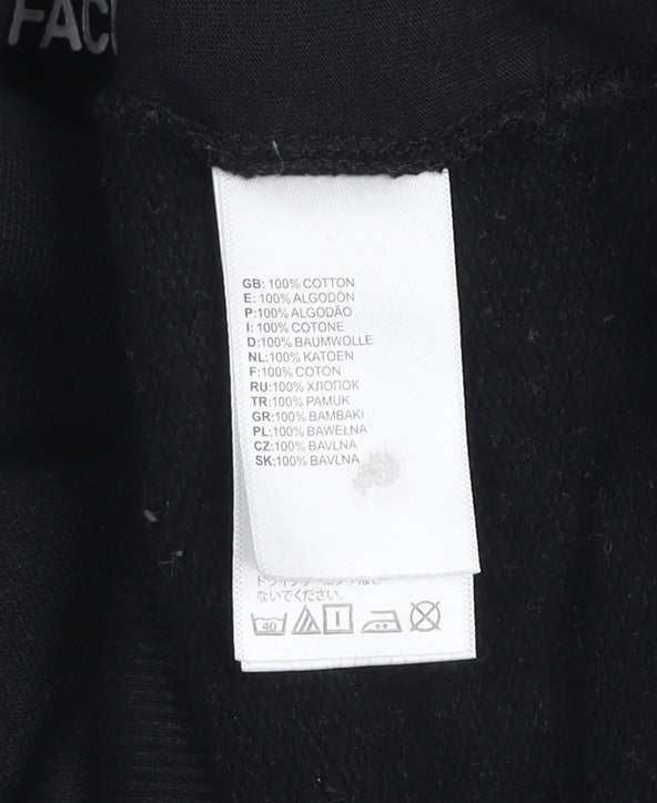 The North Face Unisex Black White 1/2 Zip Hoodie M Regular Fit