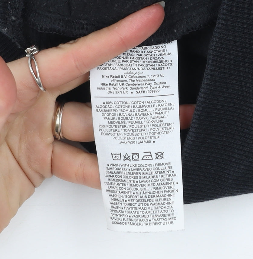 Nike Women's Black XS Jogger Sweatpants with Drawstring Waist